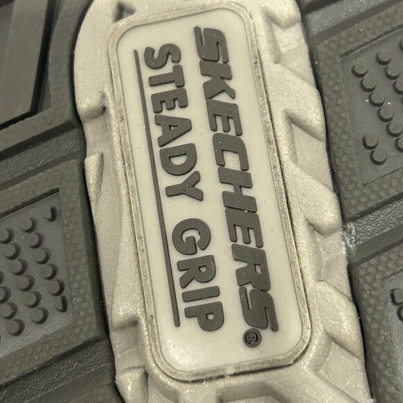 Skechers Shoes Men’s Size 8WW Color Gray Orange Extra Wide Fit Air-Cooled - Picture 10 of 12